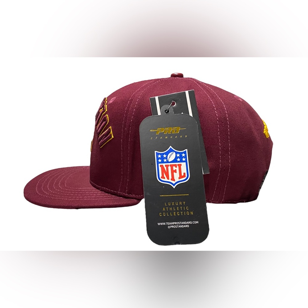 COPY - NEW  MENS PRO STANDARD NFL WASHINGTON FOOTBALL TEAM STACKED LOGO SNAPBACK - Picture 4 of 10